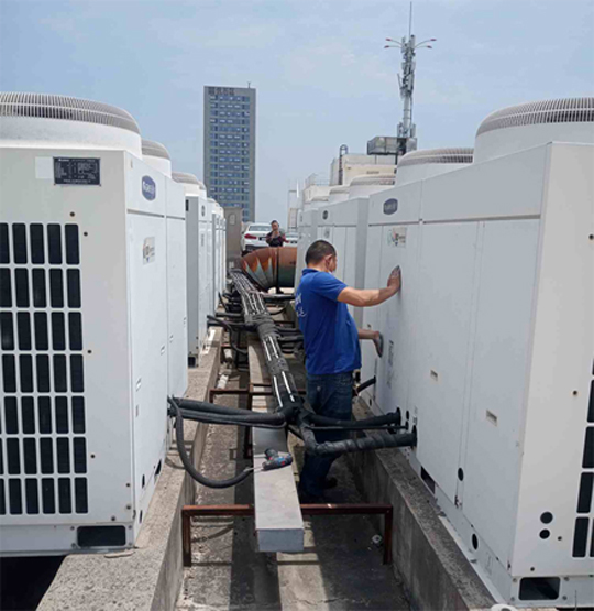 察雅中央空调制热和不制冷系统维修方法